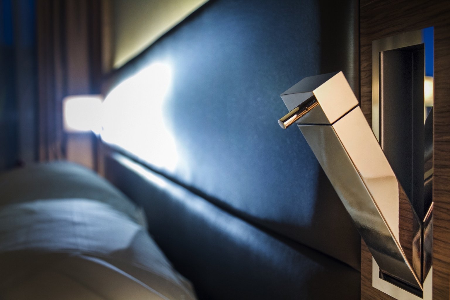 Leselampe im Sheraton Club Zimmer