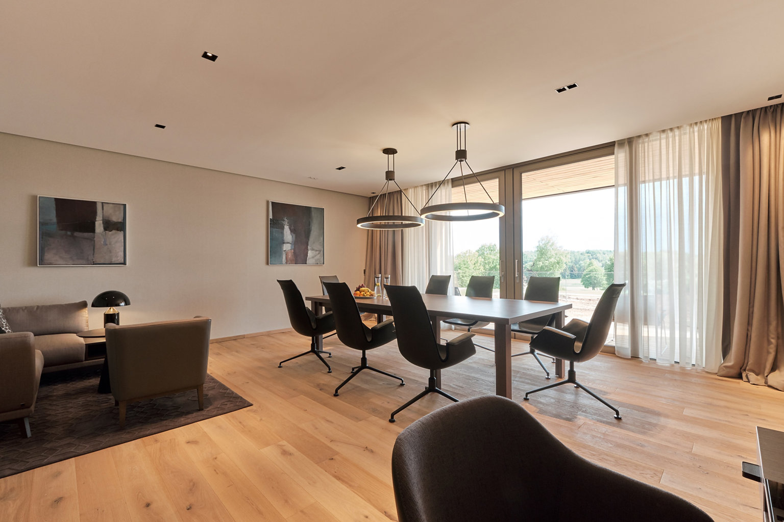 Baulmann Leuchten - Öschberghof, Donaueschingen 8_ÖSU_Besprechungssuite(c)Christian Kretschmar for JOI-Design